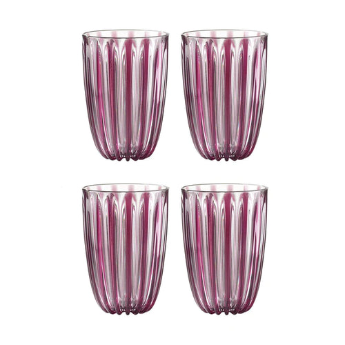Dolcevita - Vasos para Bebidas (Juego de 4) Púrpura