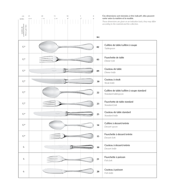 Albi Acier - Stainless Steel - Flatware (Set of 75)