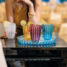 Cargar imagen en el visor de la galería, Dolcevita - Vasos para Bebidas (Juego de 4) Azul