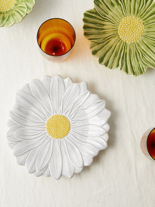 Maria Flor - Dessert Plate Daisy (Set of 2)