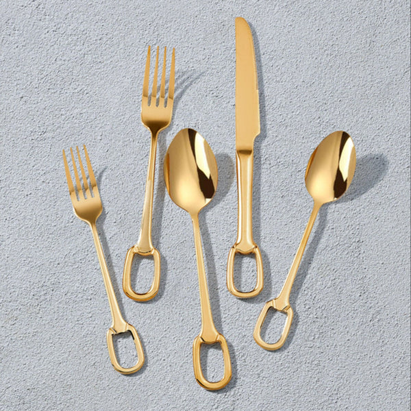 Vikko - Dine, Venice Shiny Gold Flatware (Set of 20)