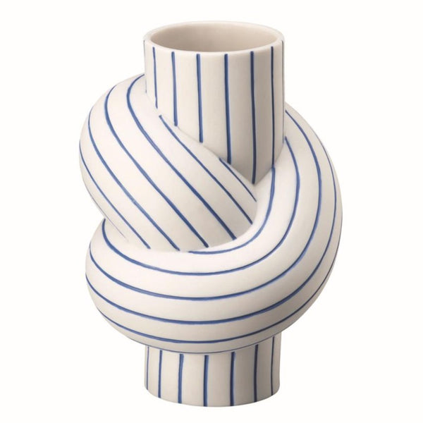 Node - Stripes Mini Vase Blueberry