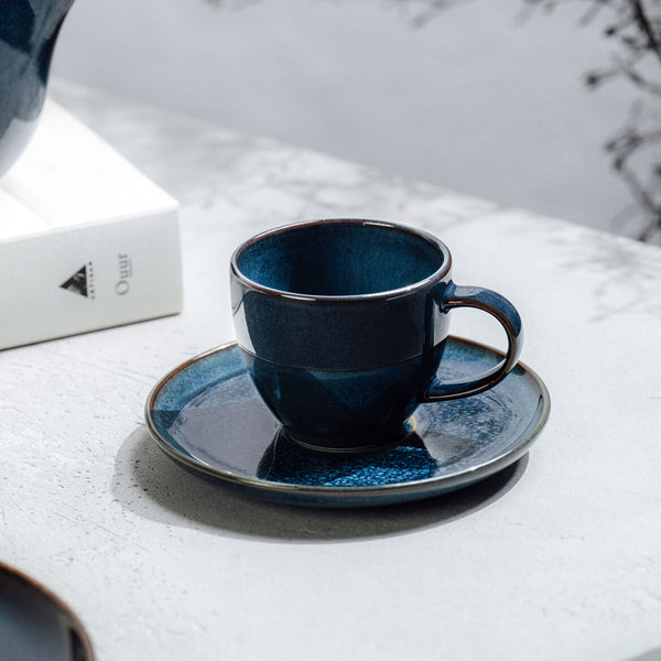 Crafted Denim - Espresso Saucer (Set of 4)