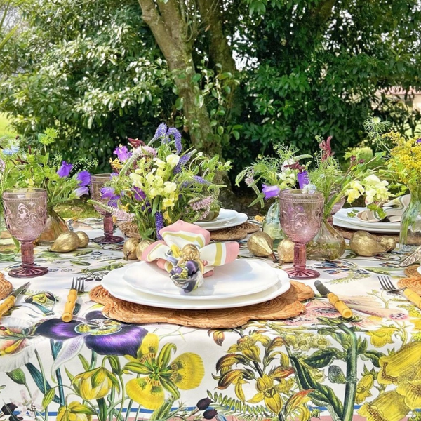 Flowers - Tablecloth F295 122"x60"