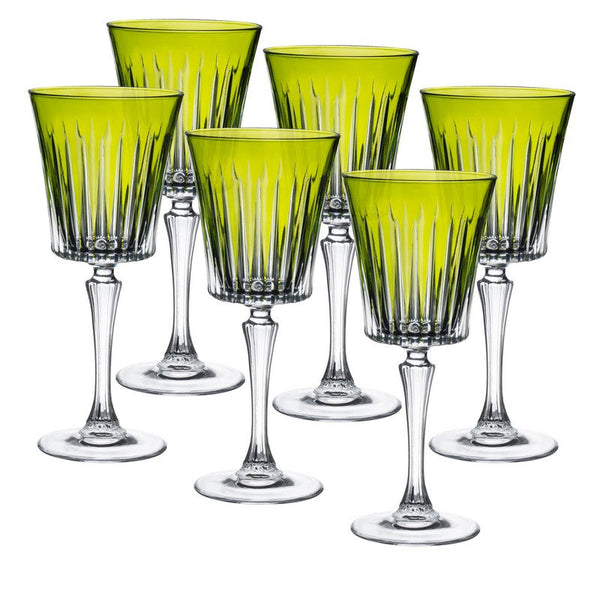 Onyx - White Wine Glasses Green (Set of 6)