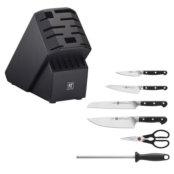 Pro - Knife Block Black Matte (Set of 7)