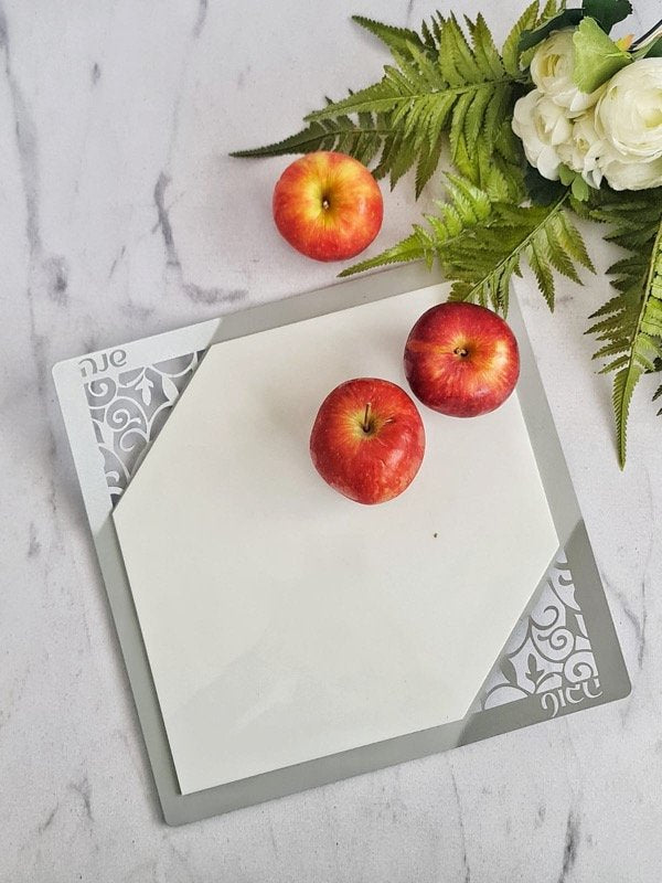 Shana Tova - Wings Tray XL Silver