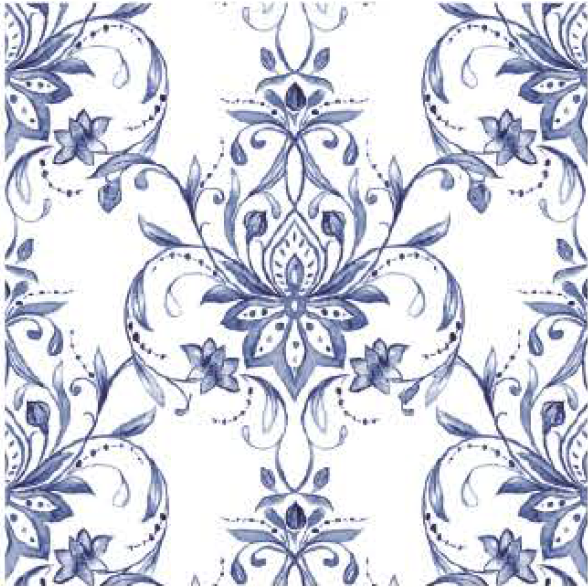 Flower - A82 Bread Basket Blue