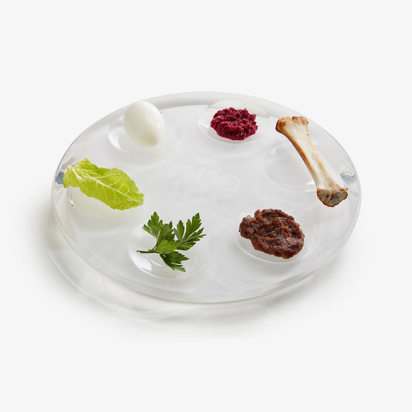 Passover Plate - White