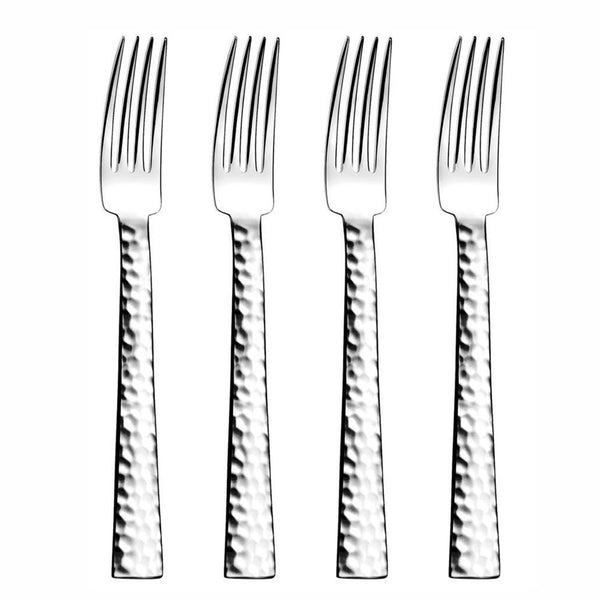 Ato Hammered - Table Fork (Set of 4)