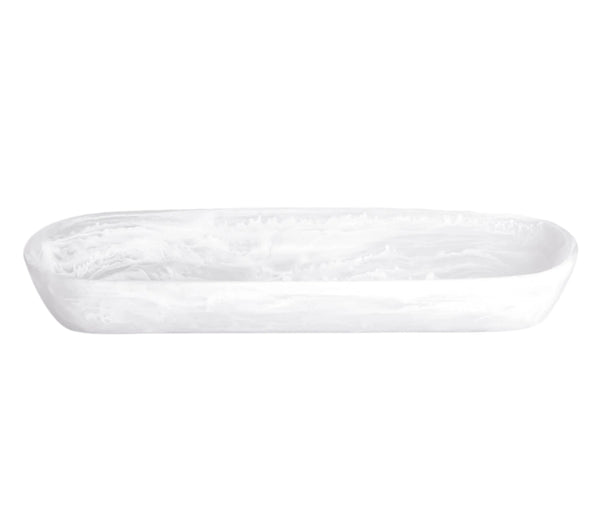 Classical - Boat Bowl Large White Swirl