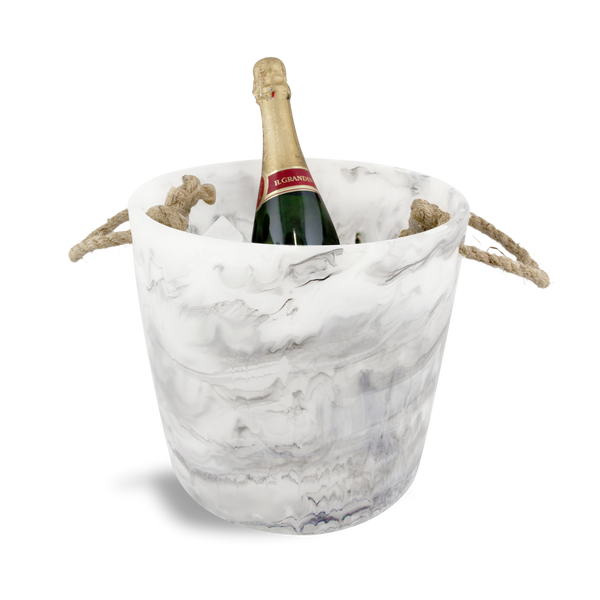 Classical - Ice Bucket White Swirl