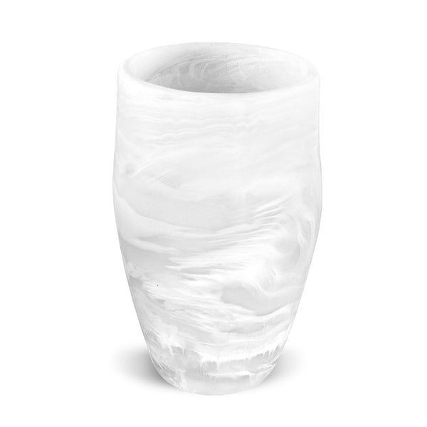 Classical - Vase Medium White Swirl