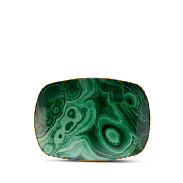 Malachite - Rectangular Tray Small