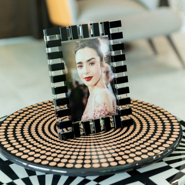 Photo Frame Crystal - Black