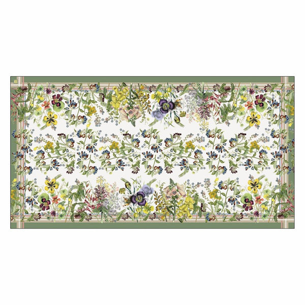 Flowers - Polyester Tablecloths F295 106"x60"