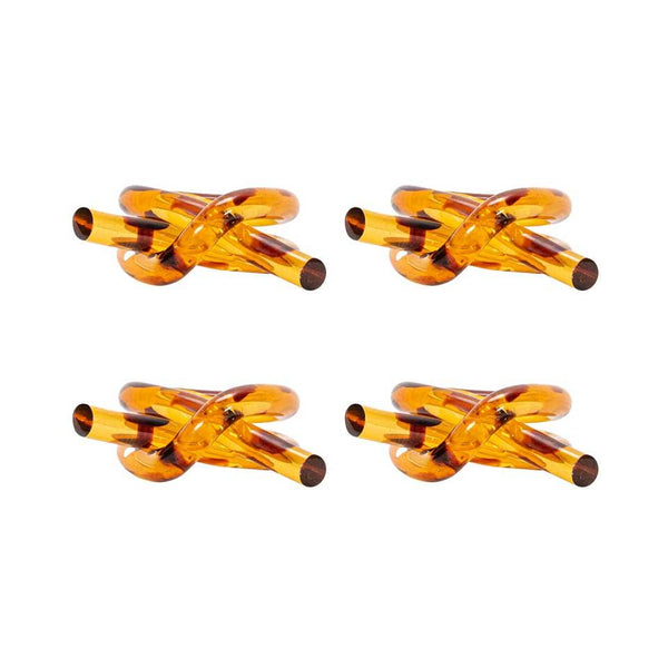 Tortoise - Knot Napkin Ring (Set of 4)