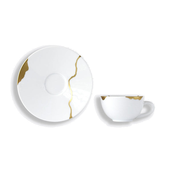 Kintsugi - Set of espresso cups and saucers