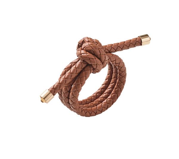 Rope Knot - Brown Napkin Ring (Set of 4)