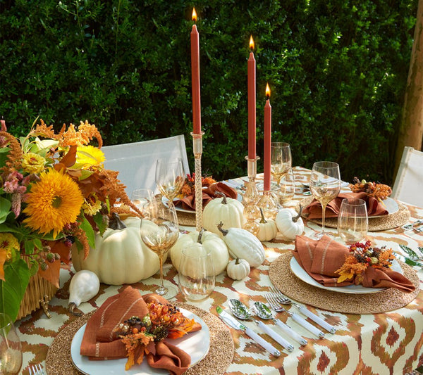 Fall Frolic - Brown & Orange Napkin Ring (Set of 4)