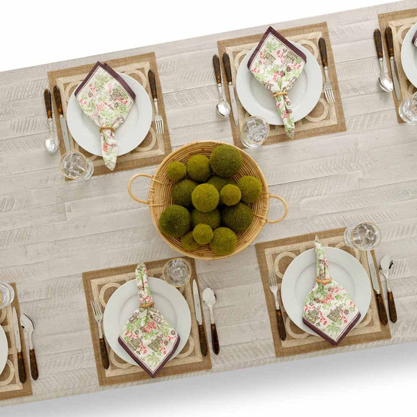 Rice Paper - Brown Baldwin Placemat (Set of 4)