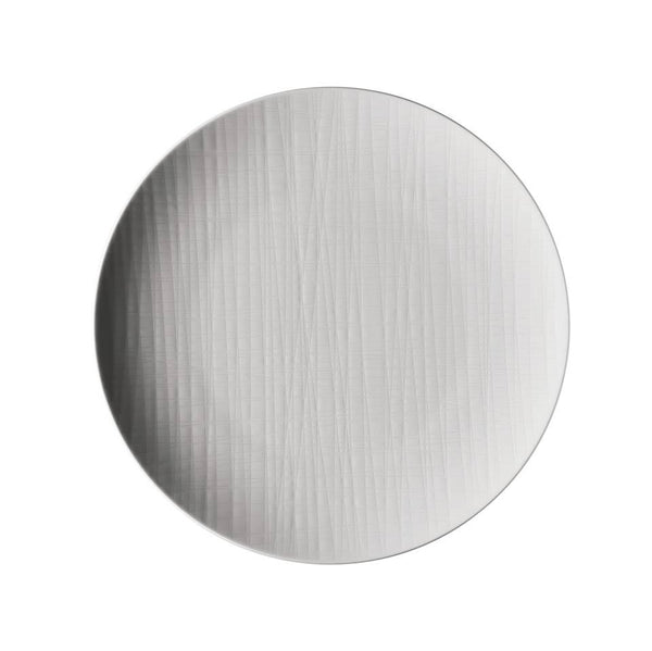 Mesh White - Plate Flat Round (Set of 4)