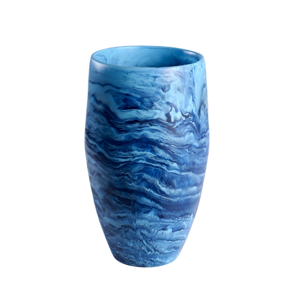 Classical - Vase Medium Denim Swirl