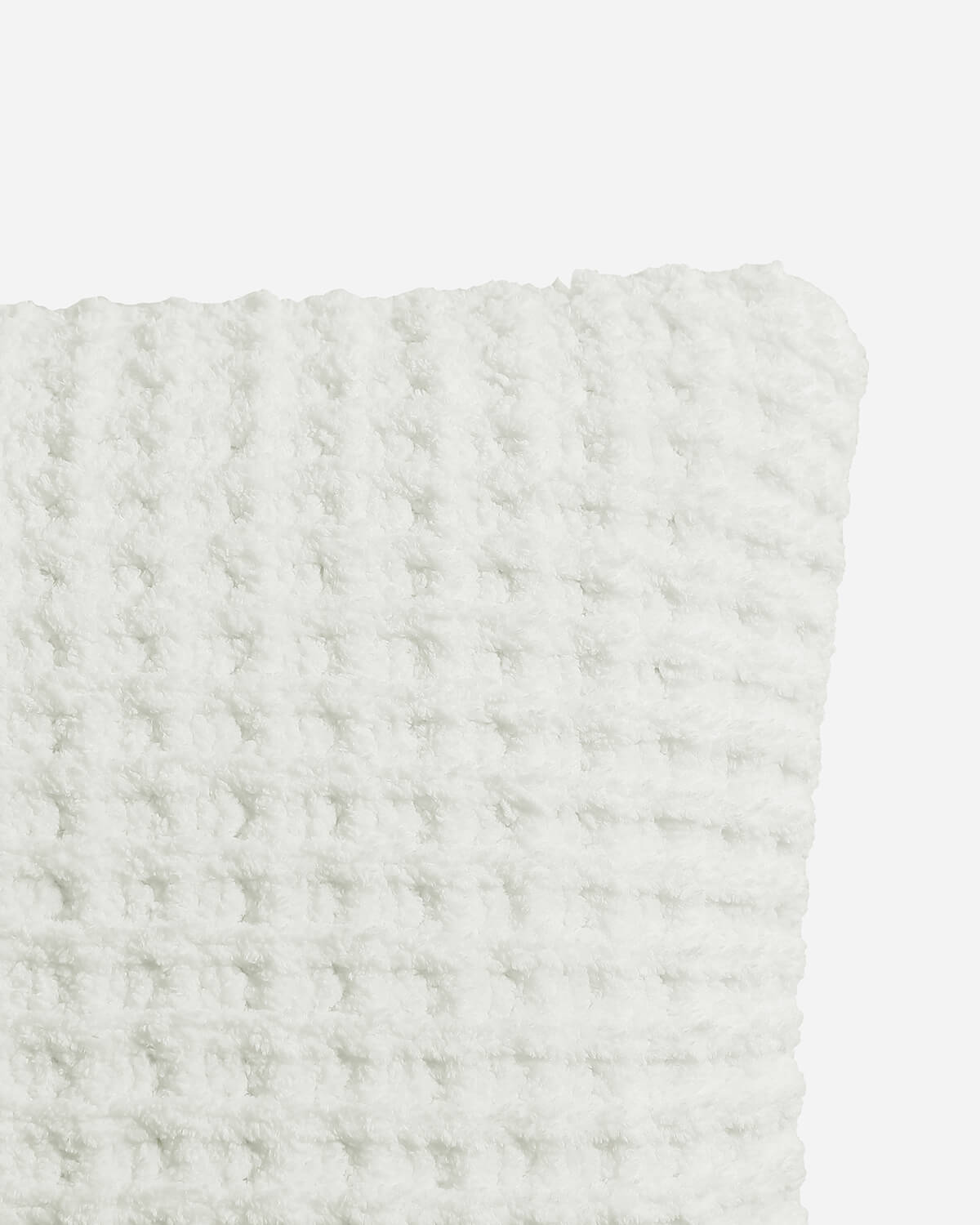 Snug Waffle Throw Off White