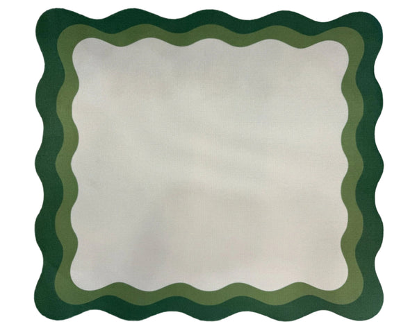 Die Cuts - Rectangular Placemats Green (Set of 4)