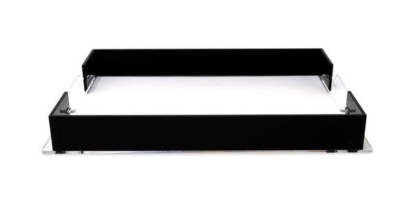 Acrylic - Rectangular Tray Black Sides