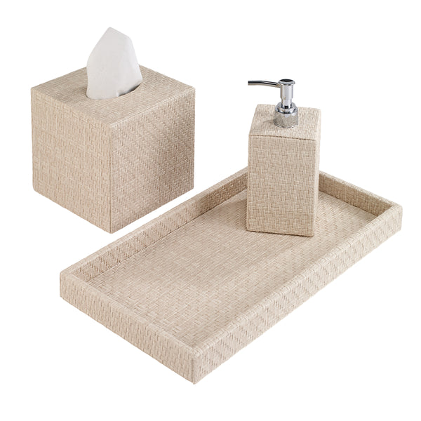 Wicker - Cream Vanity Tray