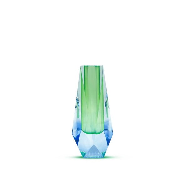 Lumina - Iridescent Blue & Green Large Vase