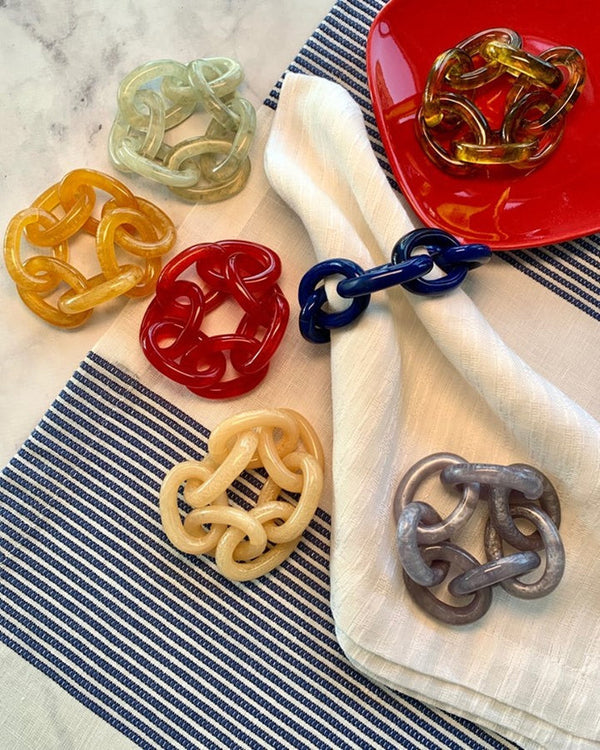 Chain Link - Napkin Rings (Set of 4)