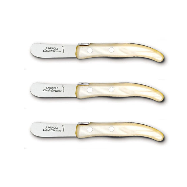 Berlingot - Small Butter Knife - Natural Handle (Set of 3)