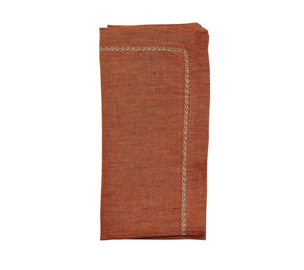 Classic - Napkins in Earth Tones Rust (Set of 4)