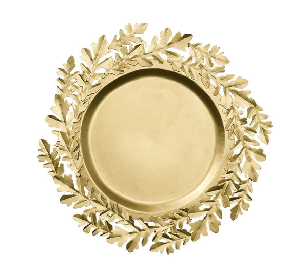 Gilded Leaves - Gold Charger (Set of 4)