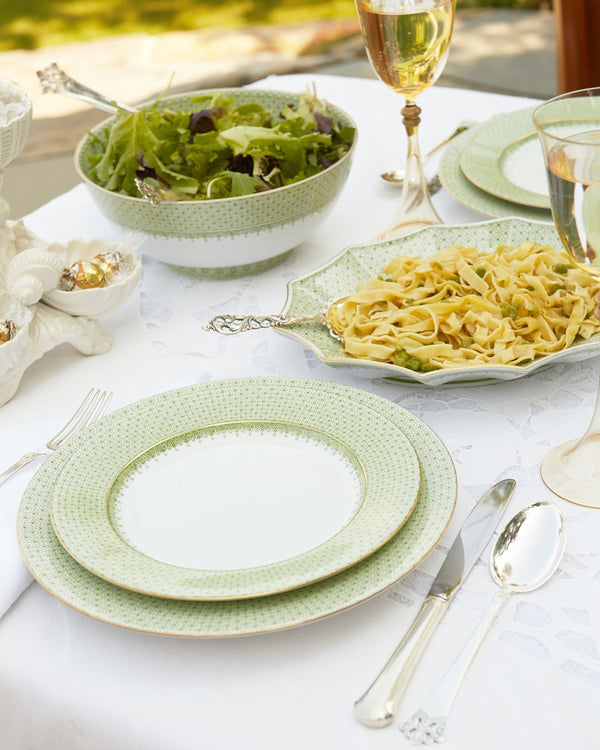 Lace - Apple Green - Round Bowl