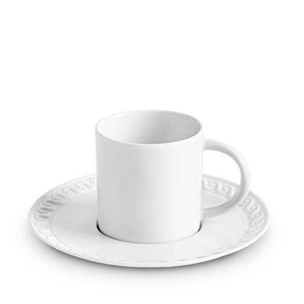 Neptune White - Espresso Cup & Saucer