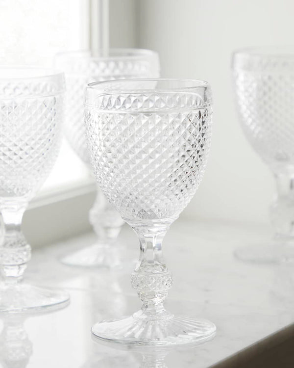 Bicos - Set Of 4 Water Goblets Clear