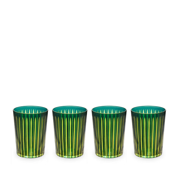 Prism - Highball Glasses Green (Set of 4)