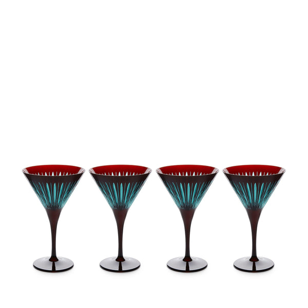 Prism - Martini Glasses Bordeaux (Set of 4)