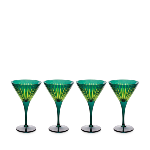 Prism - Martini Glasses Green (Set of 4)