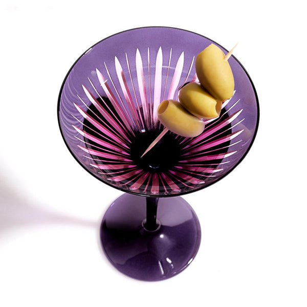 Prism - Martini Glasses Purple (Set of 4)