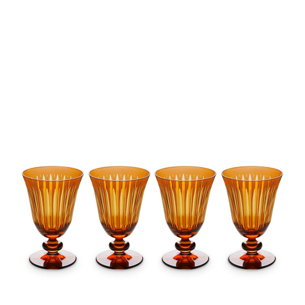 Prism - Wine Glasses Amber (Set of 4)