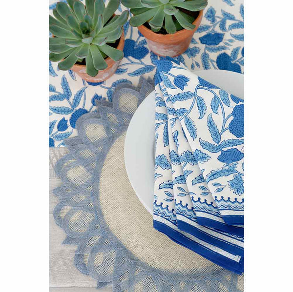 Starburst - Light Blue Placemat (Set of 4)