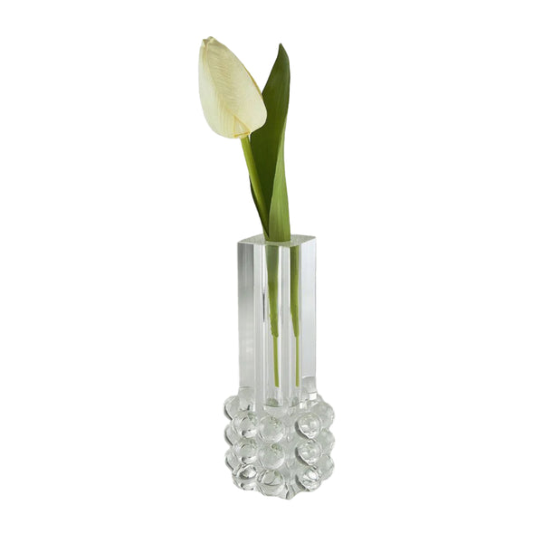 Balls - Crystal Glass Bud Vase