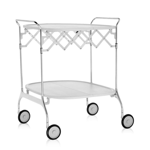 Gastone Folding Trolley - White