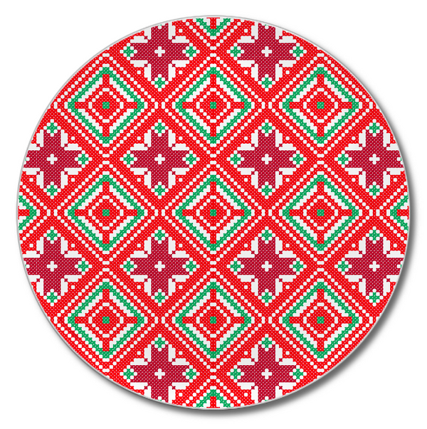 Exuberance - Dinner Plate #210 Polymer