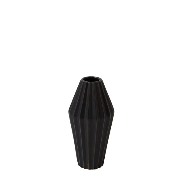 Milos - Vase Matte Black Small