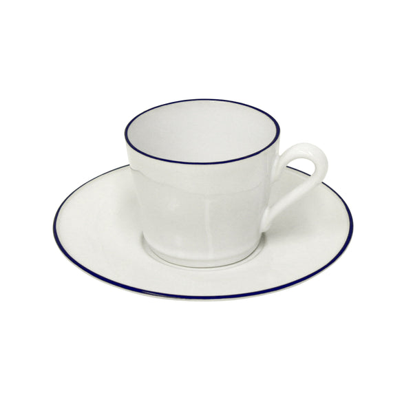 Beja white - Tea cup & saucer (Set of 6)